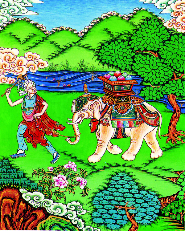 藏族吉祥图图片