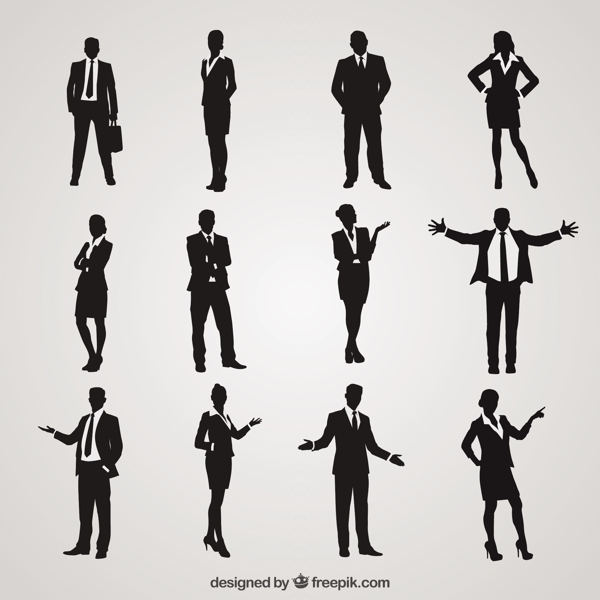 剪影的企業(yè)家