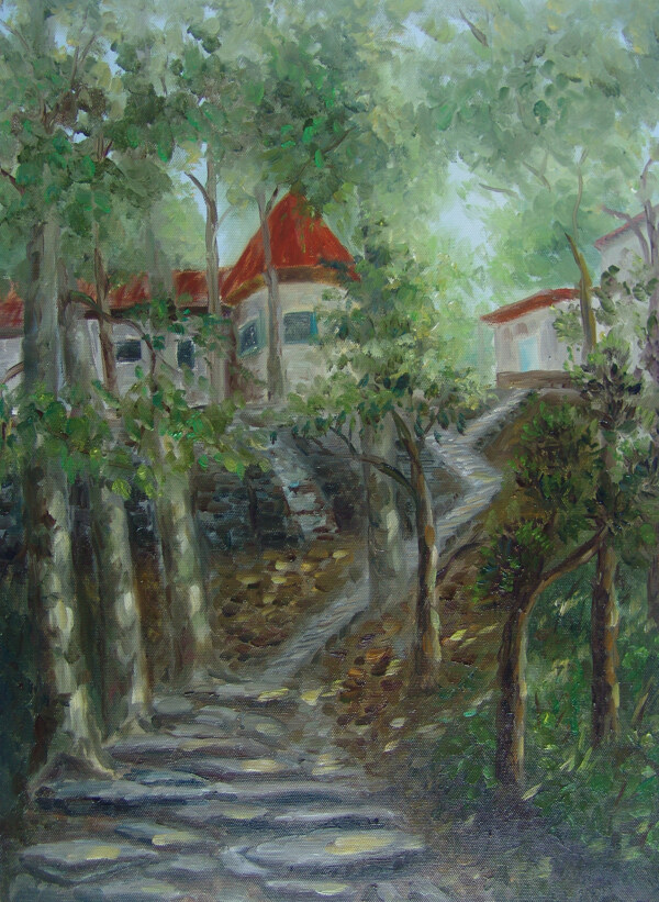 風(fēng)景油畫圖片