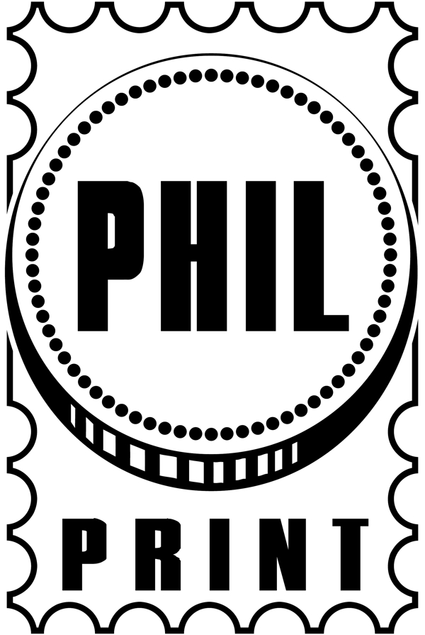 PHIL黑色花圈logo設(shè)計(jì)