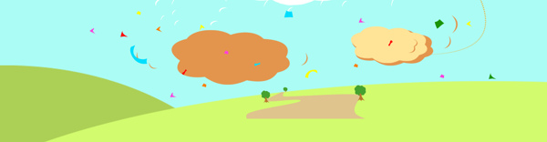卡通簡約banner
