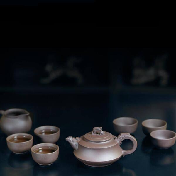 云龙套壶紫砂茶具图片