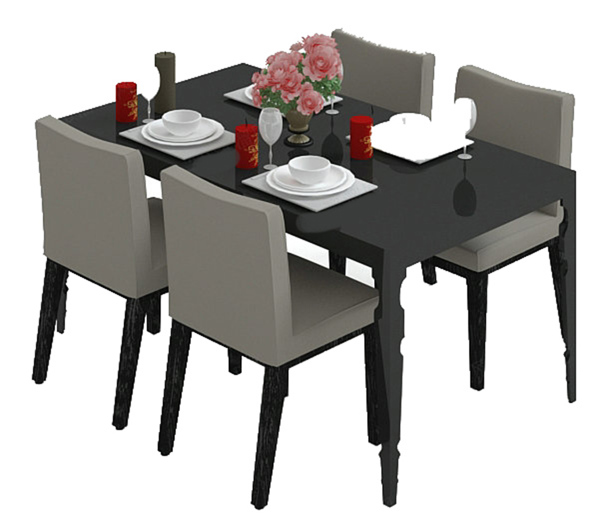 现代餐桌模型素材模板下载模型现代餐桌图片免费下载