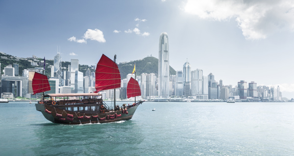 香港大海风景图片