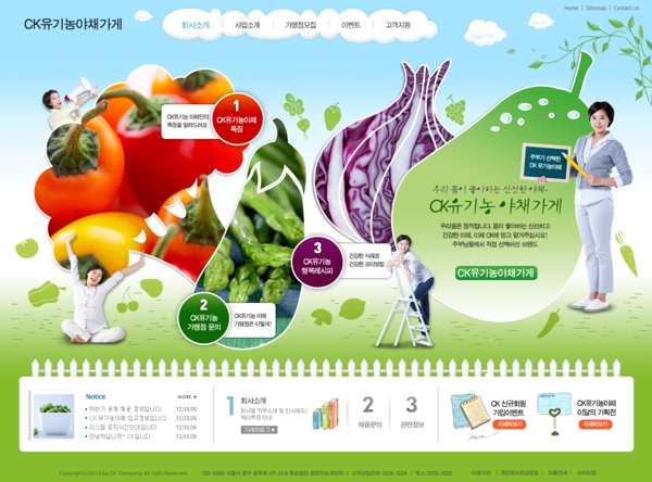 营养家营养师网页PSD模板