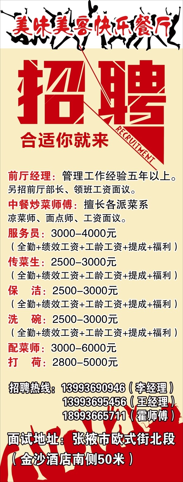 餐廳招聘