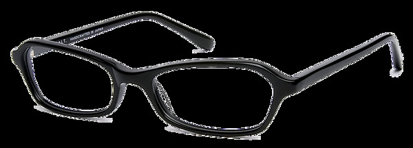 黑框眼镜半侧面免抠png透明素材