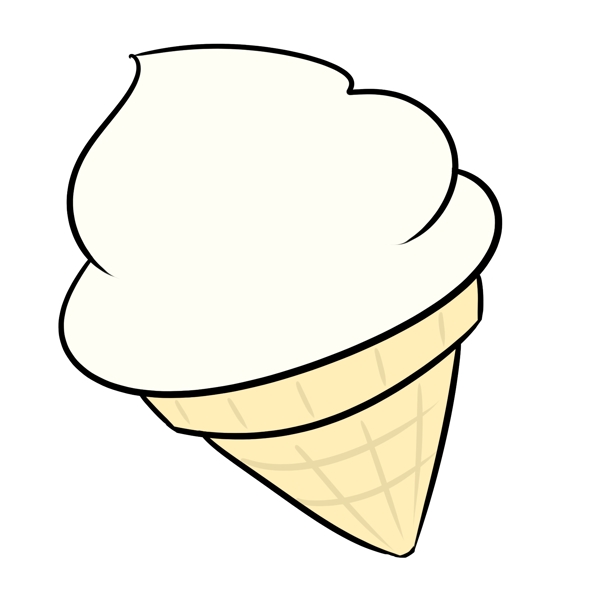 卡通冰淇淋创意对话框文本框