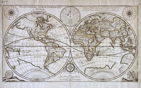 古代世界地图图片