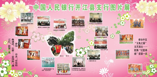 人民銀行展板圖片