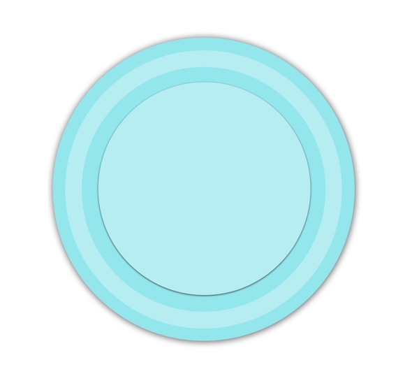 蓝色圆盘