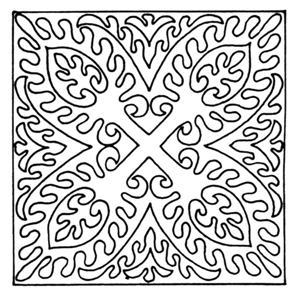 團(tuán)花紋樣傳統(tǒng)圖案0057