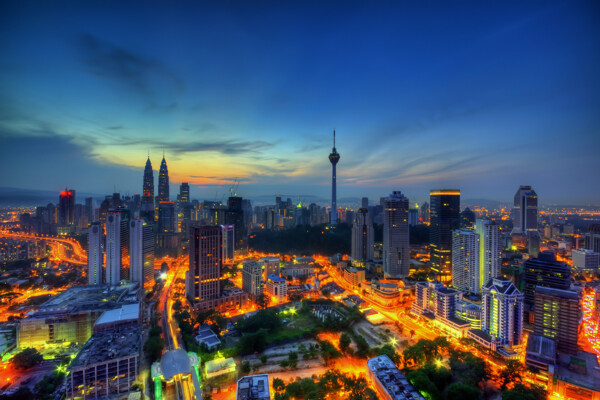 城市夜景