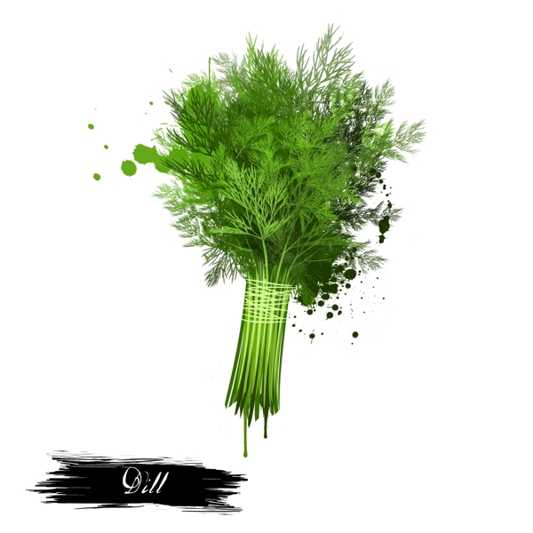 一束美麗的花草psd源文件