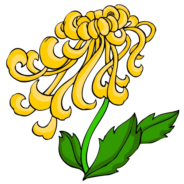 花卉古典插畫
