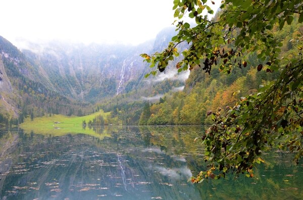 德国国王湖内湖风景