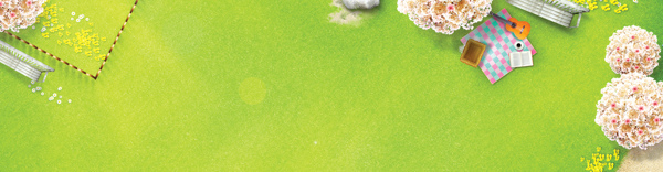 清新花朵淘寶全屏banner背景