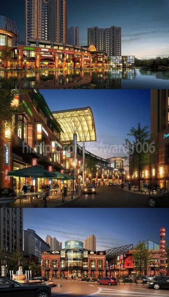 城市商业中心商铺MAX源文件图片