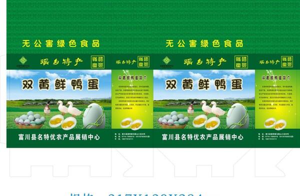 雙黃鮮鴨蛋手提禮盒圖片
