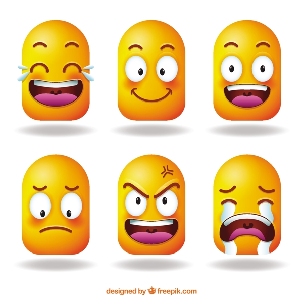 梦幻的emojis几何包