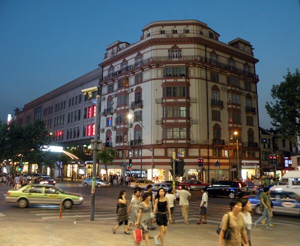 上海淮海路瑞金路口街景图片