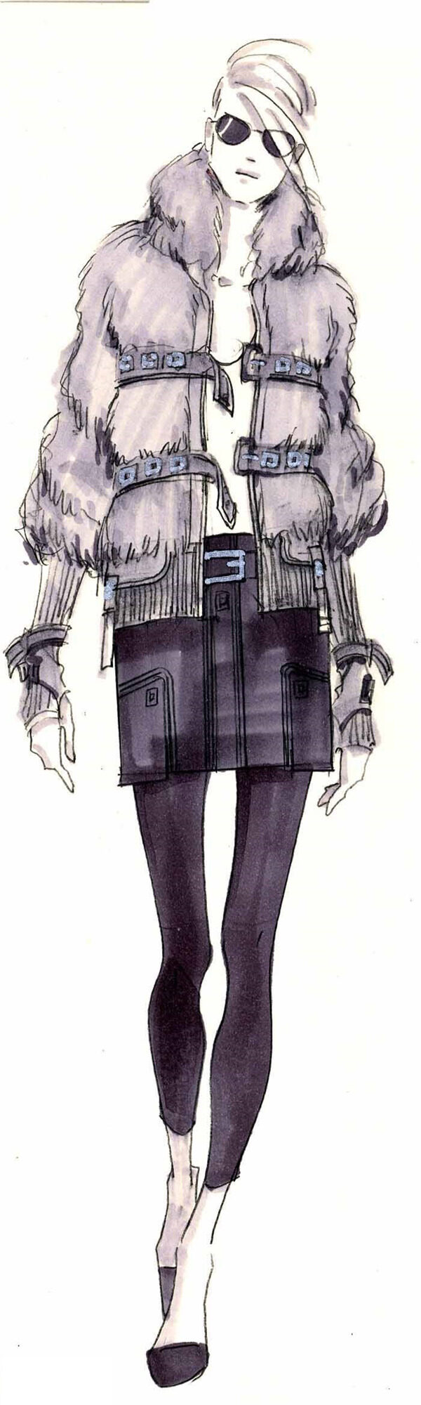 手繪服裝設計v