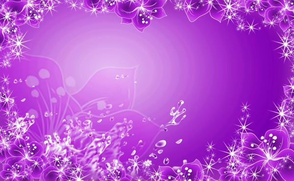 紫色浪漫背景图片