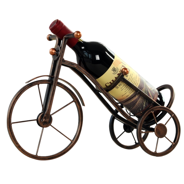 自行车红酒架图片