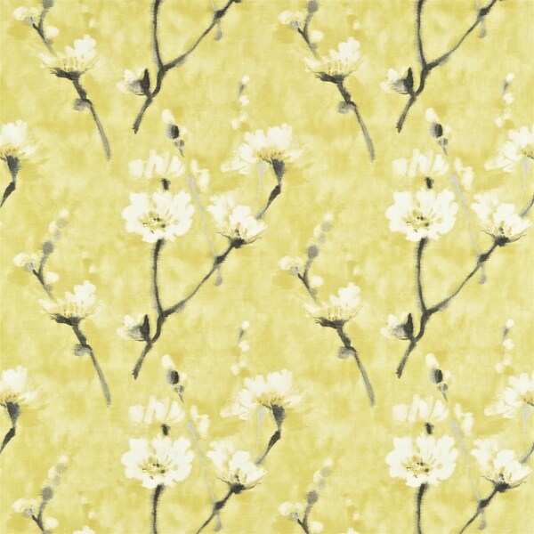 黄色花丛图案壁纸