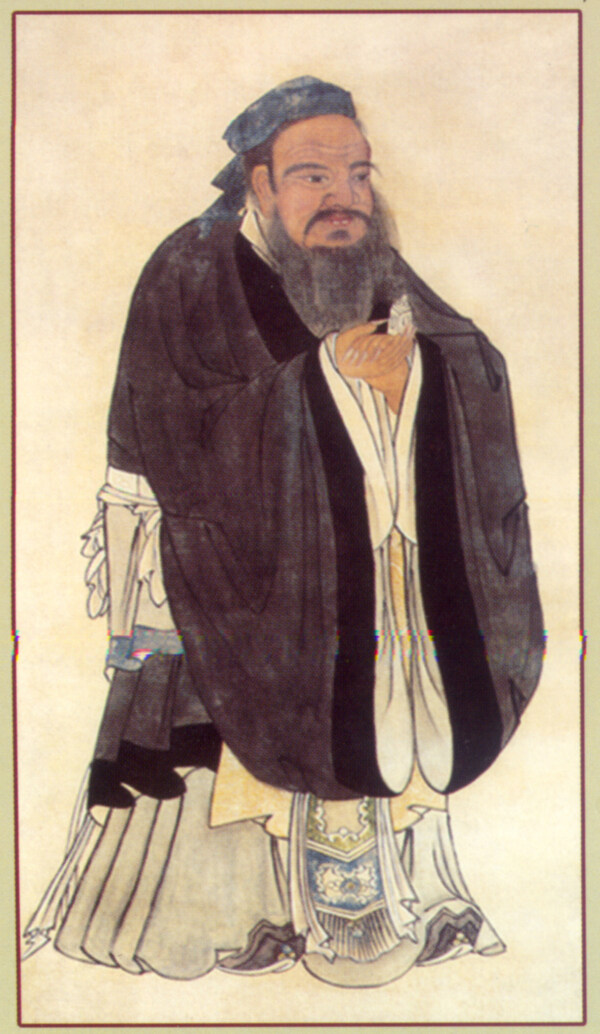 孔子像圖片