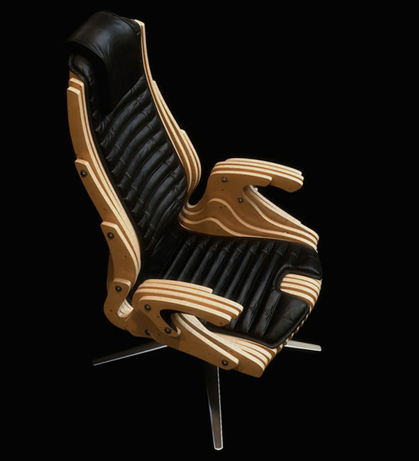 木质结合的概念办公室椅子jpg