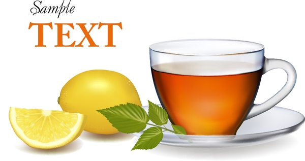 寫實茶杯3矢量素材