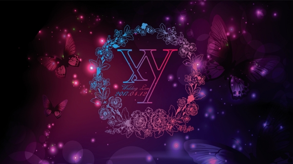 XWY婚禮LOGO設(shè)計(jì)
