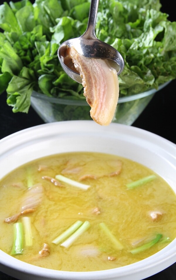 鹽水肉下青菜圖片