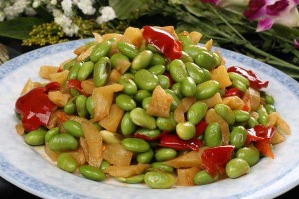 蘿卜干毛豆圖片