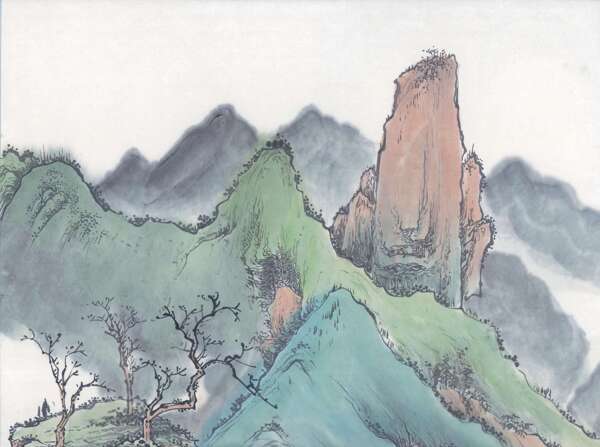 水墨山水畫(huà)圖片