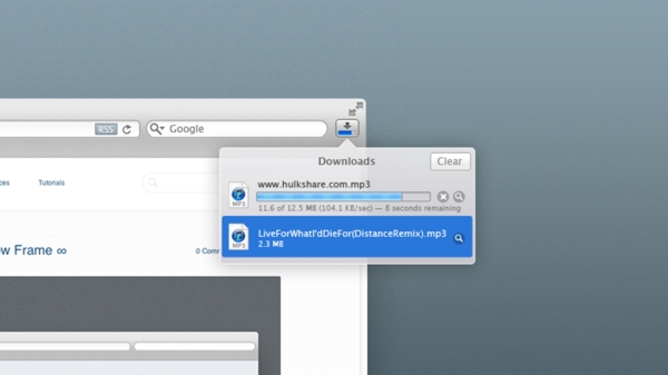 SafariOSXLion下載經(jīng)理PSD