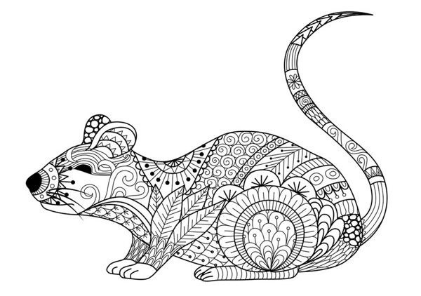卡通老鼠插畫圖片