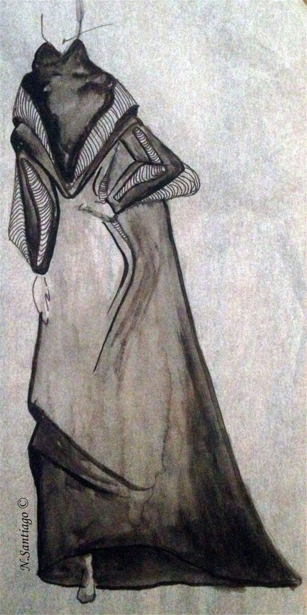 服裝設(shè)計(jì)手繪效果圖