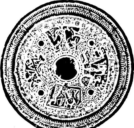 秦漢時(shí)代版畫裝飾畫矢量AI格式0920