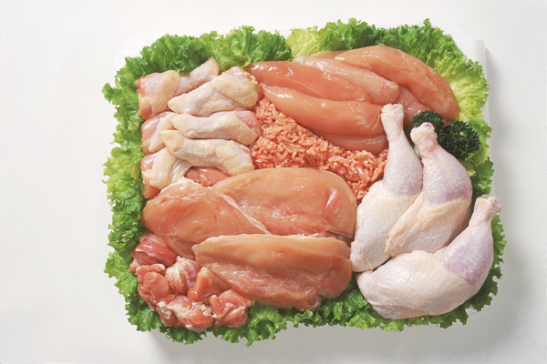 蔬菜圍著的肉圖片