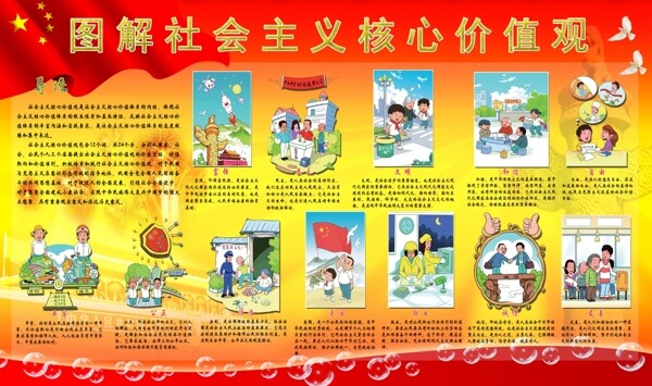 圖解社會(huì)主義核心價(jià)值觀
