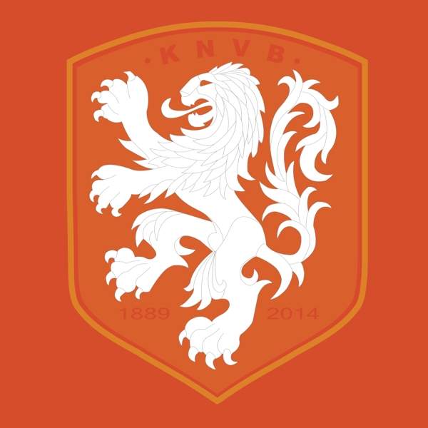 荷兰队新标志图片