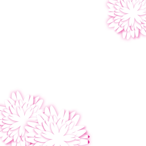 粉白色花朵