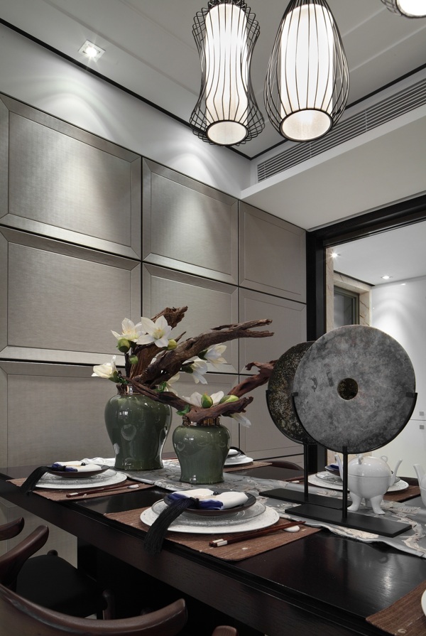 中式室內(nèi)餐廳裝修效果圖