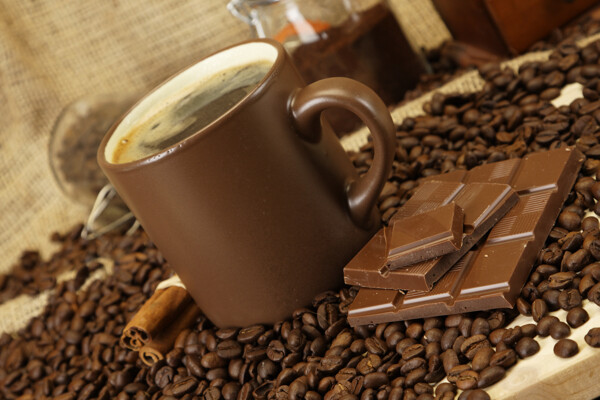 咖啡巧克力图片