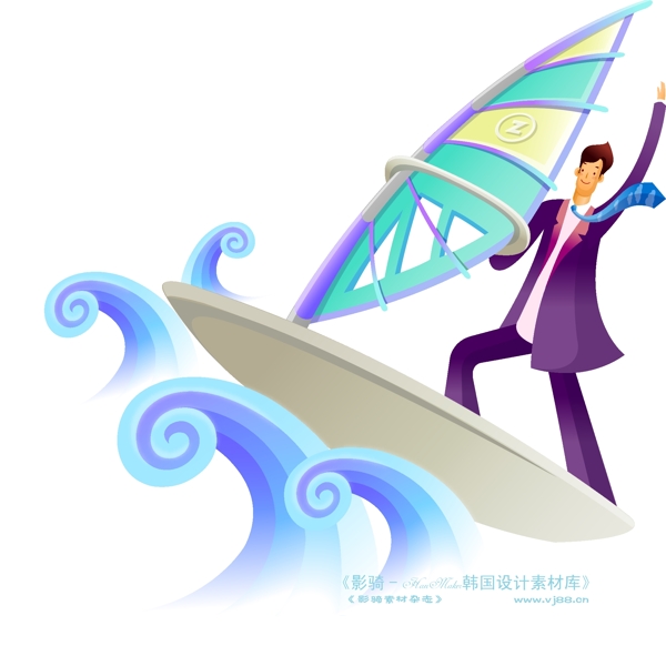 商業(yè)寓意插畫商務(wù)矢量素材商務(wù)男性HanMaker韓國設(shè)計素材庫