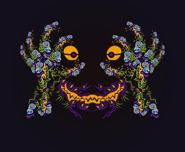 創(chuàng)意萬圣節(jié)插畫
