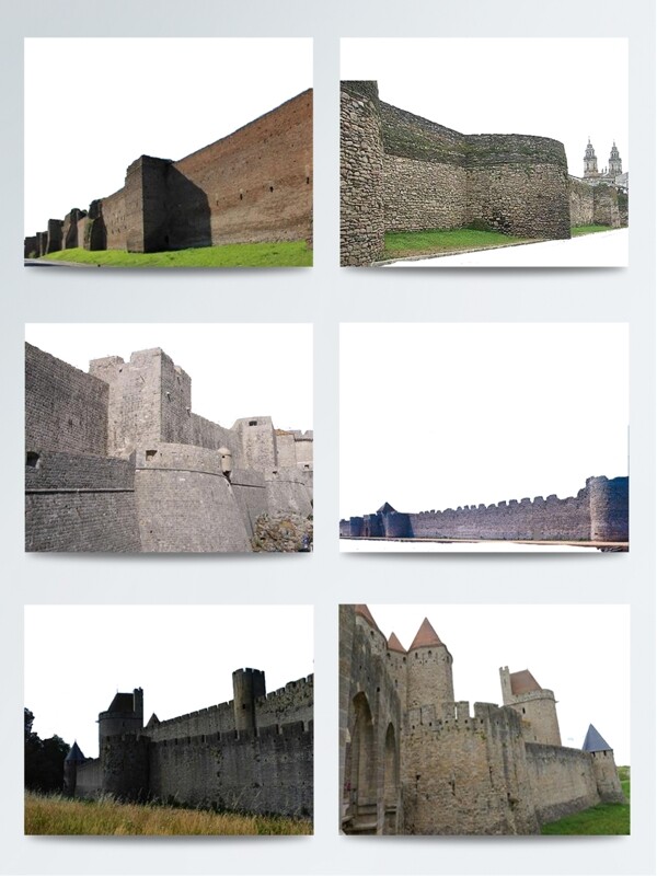 欧洲英格兰特点古城墙建筑