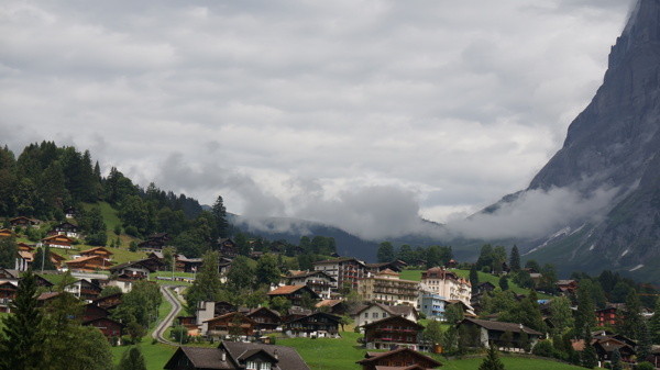 瑞士阿尔卑斯山的度假区